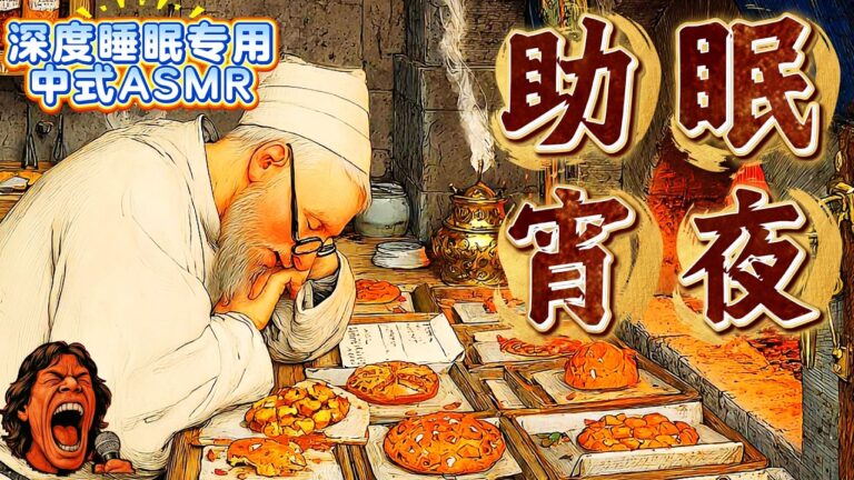 最佳深夜舒適食物！｜深度睡眠專用，中式ASMR下雨聲｜第二人稱現在式助眠故事｜助眠故事 ｜冷門歷史 ｜ 奇聞軼事｜失眠治療