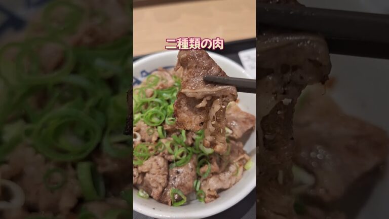 松屋　おいしい　２種盛牛焼肉丼　780円　Yakiniku bowl #飯テロ　#グルメ 　#food
