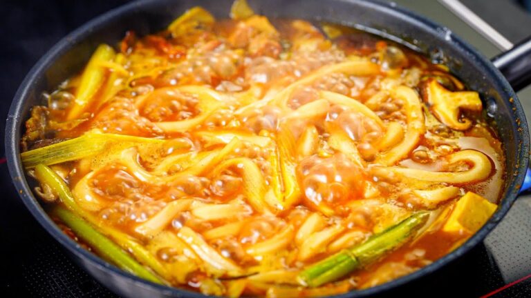 【もう太らない】栄養も完璧な仕上がりになったシェフの『年越しカレーうどん』