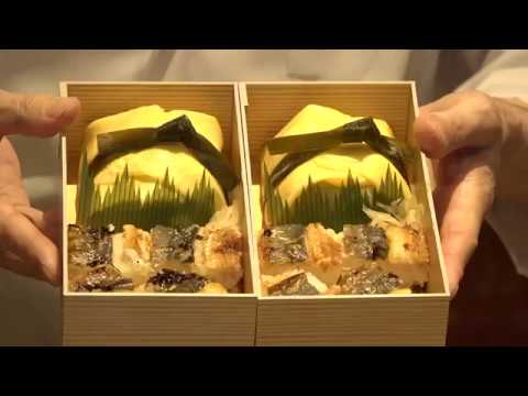 茶巾寿司と穴子の箱寿司の組合せ　御鮓所 醍醐