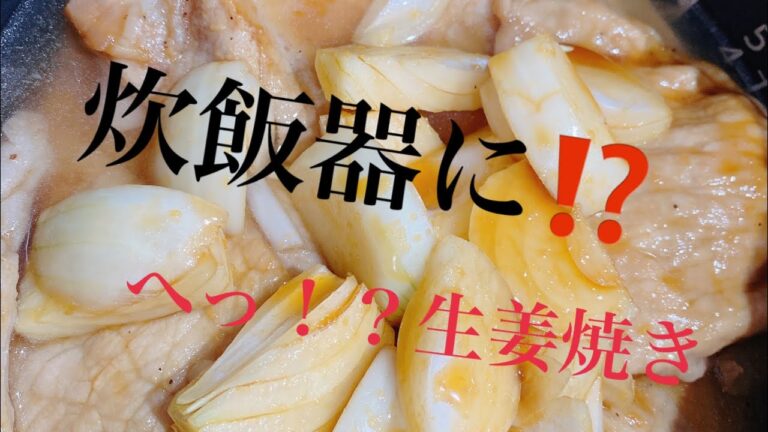 誰だよ！　生姜焼き炊飯器に入れたやつ‼︎    【パパ大生】