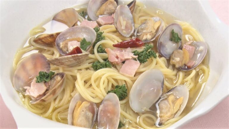 あさりのスープスパゲッティ【キチキチキッチン】