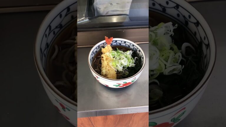 🍜🍜長野駅ホーム「しなの」の絶品天ぷらそば🍜🍜