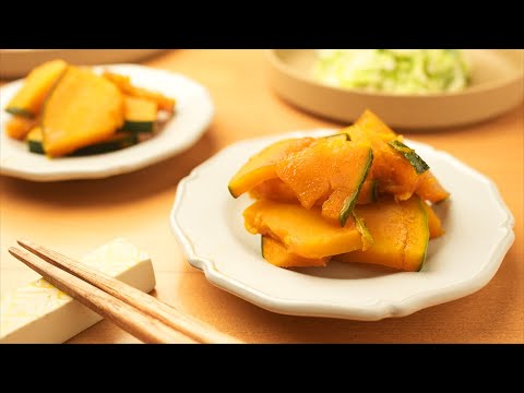 レンジでほくほく超時短！めんつゆで簡単【かぼちゃの煮物】のレシピ