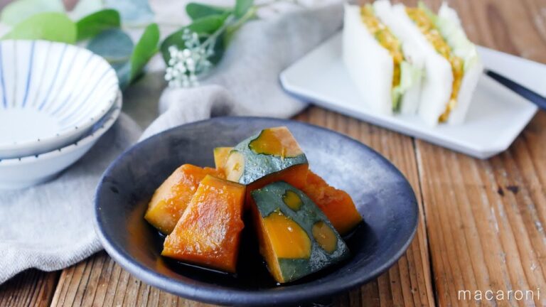 【レンジで作るかぼちゃの煮物とリメイク】旬の食材を使っておいしく♪煮崩れしないで作れる！｜macaroni（マカロニ）