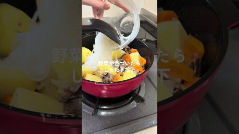 修行4 基本の肉じゃが｜vlog｜レシピ