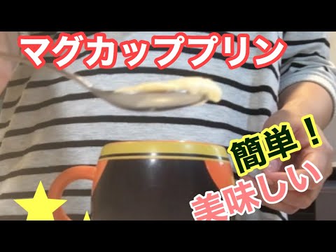 簡単で美味しい！レンジでマグカッププリンを作る！
