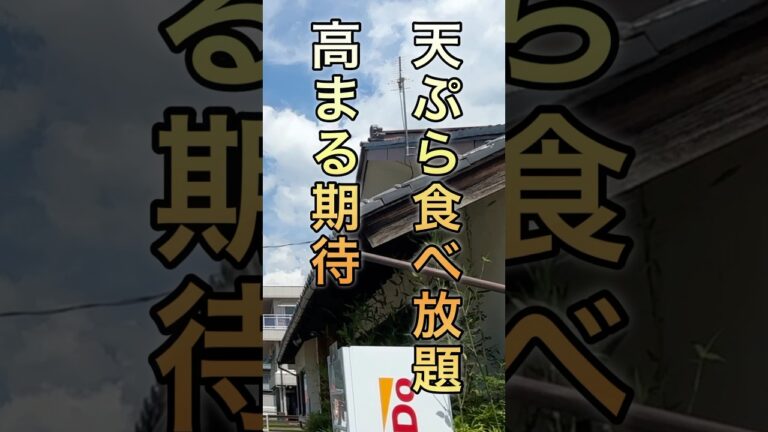 平日天ぷら食べ放題の諏訪湖畔のお蕎麦屋さんに平日に行ってきた