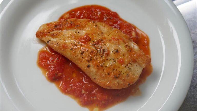 鶏むね肉のソテー ピッツァイオーラの作り方 | トマト缶レシピ