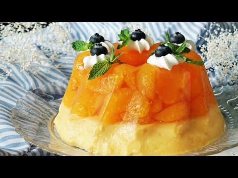 【ひんやり食感】みかんのぷるるんゼリー🍊