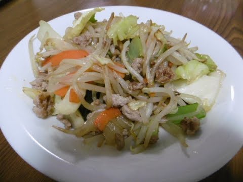 【レシピ】ひき肉やさい炒め