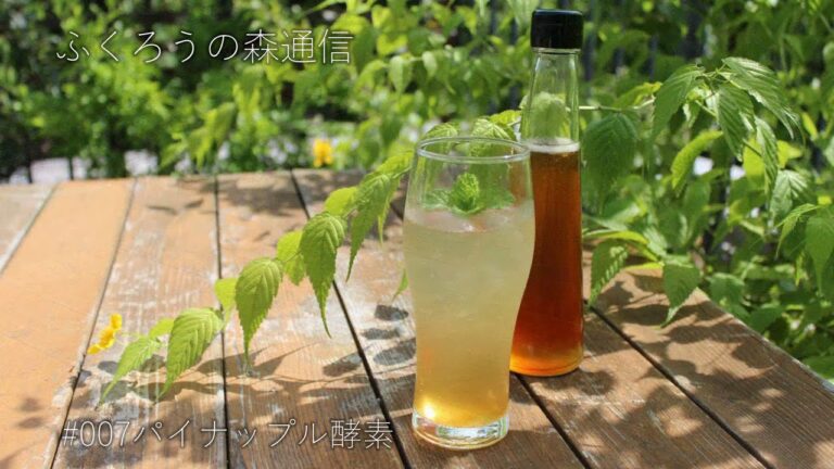 【簡単レシピ】パイナップル酵素の作り方/ふくろうの森通信#007