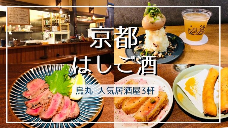 【京都旅行】烏丸 三軒はしご酒/クラフトビール立ち飲み/京のおばんざい/予約必須の人気店【kyoto】
