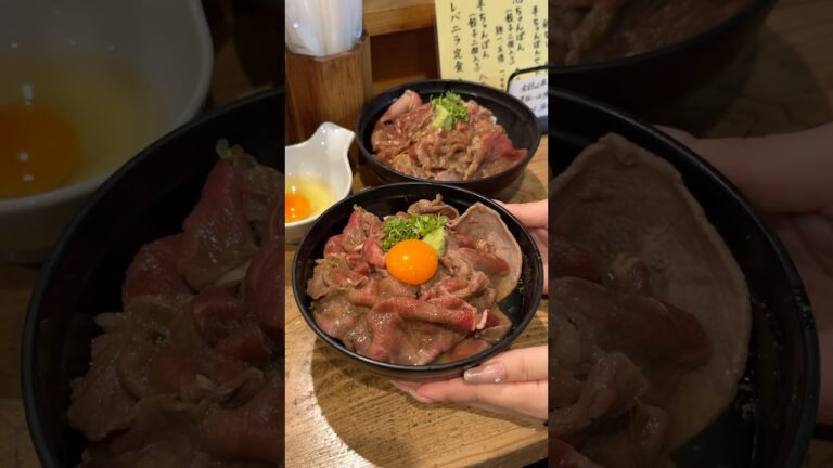 毎日行列のすき焼き風の牛丼ランチ😋#たもグルメ #japanesefood