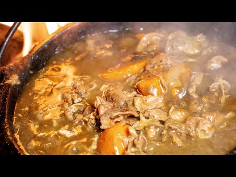 BBQ｜Curry Pork｜CAMPING COOOKING #20