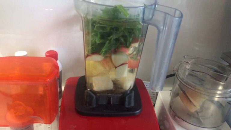 春菊とりんごのスムージー 基本的な作り方