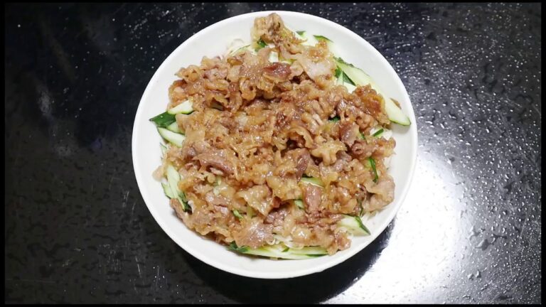 【PMRM】チングマンの牛肉ぶっかけそうめん。