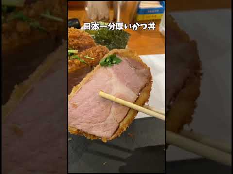 日本一のデカ盛りかつ丼はどっち？！#Shorts