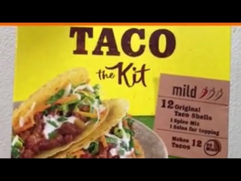 Easy to make tacos kit (簡単なタコスの作り方)