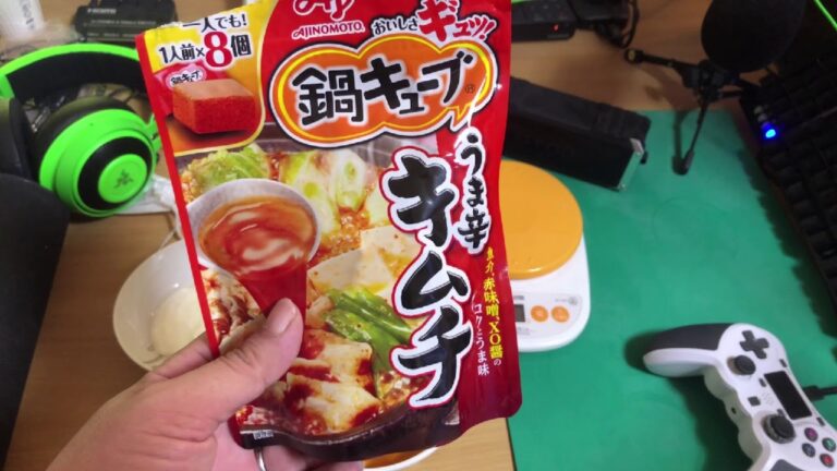 味の素の　キムチ鍋の素！オートミールでダイエット生活 29日目　～鍋キューブ　うま辛キムチ