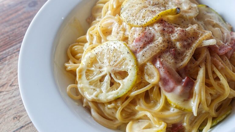 全人類に覚えてほしい生クリームを使わないレモンのクリーム風パスタ｜パパイズムキッチン｜簡単レシピ