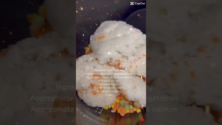 【ホットクック】手抜きだけど美味しいホットクックで 簡単鮭チャーハン#japanesefood #cooking #recipe