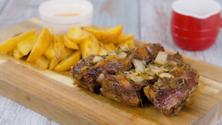 豚スペアリブのグリル焼き