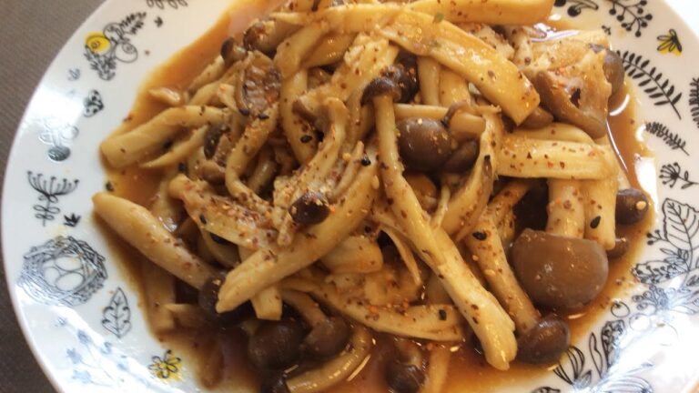 しめじとエリンギのマヨ醤油炒め