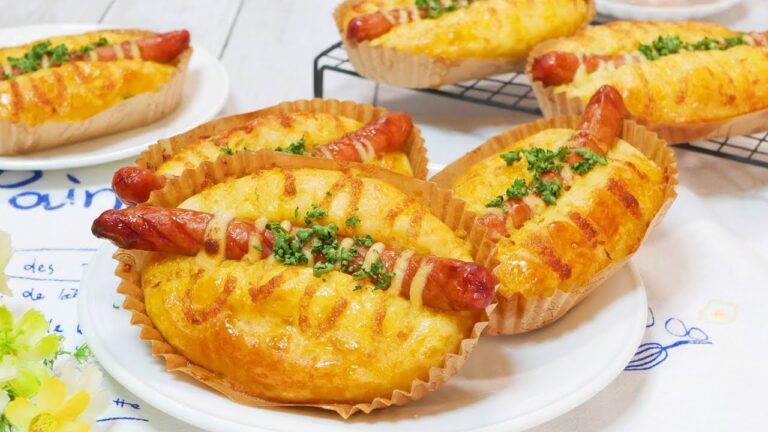 ホットケーキミックスで作るウインナーパン Wiener bread made with hot cake mix