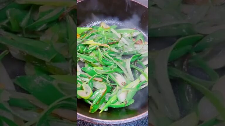 白ネギの青い所のキンピラ