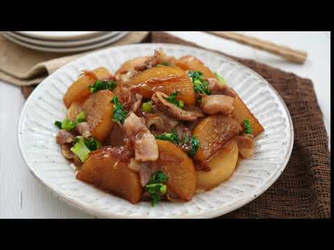 【大蔵大根まるごと一本レシピ】～豚バラ大蔵大根～