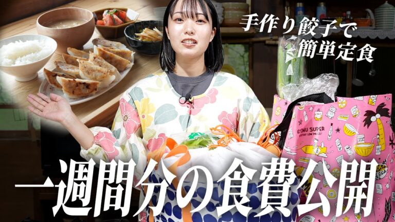 イオンでまとめ買い1週間分の食費公開✨購入品で作る簡単メニュー【古民家キッチン】
