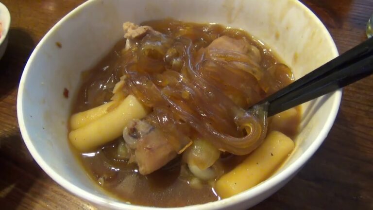 韓国餅入りの美味しいチムタクを旦那さんが作ってくれた カナダ生活ブイログ