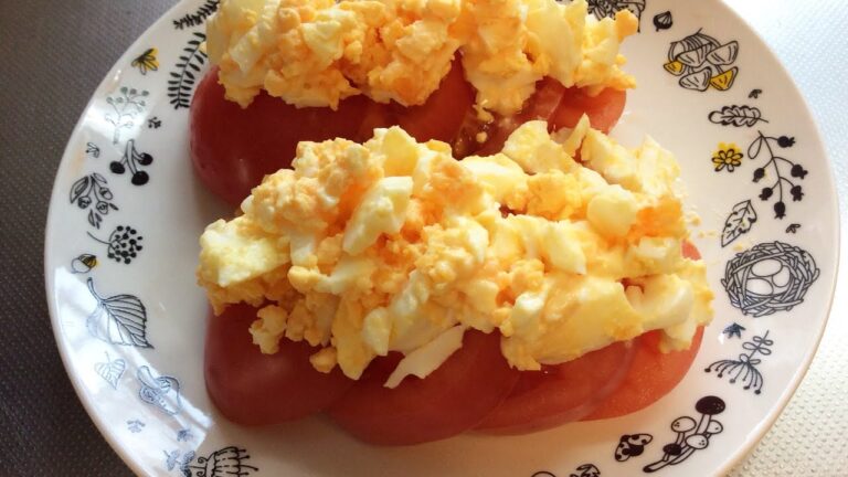 トマトと卵のサラダ