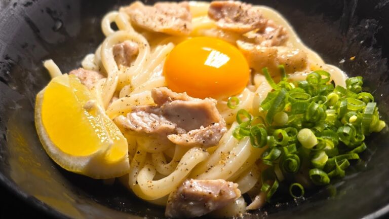 旨すぎて社員にレシピを乱用されまくった【冷やし鶏塩うどん】
