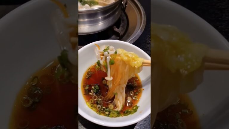 【なべ家 和元】で一人鍋ランチ🍴金星豚と鶏つくねしゃぶランチ☆個室でゆっくり一人しゃぶしゃぶしてきました！よなよなあん工房のあんこ使用「ちゃわん最中」も最高でした🍵 #佐賀グルメ #佐賀ランチ