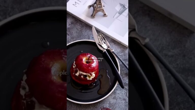 Stacked Apple Sauté フライパンで焼きりんご #shorts