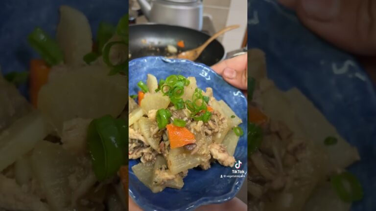 【料理動画】大根とサバ缶の体に優しい煮物