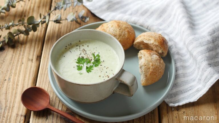 【365日のパンとスープ】アスパラとそら豆のポタージュ