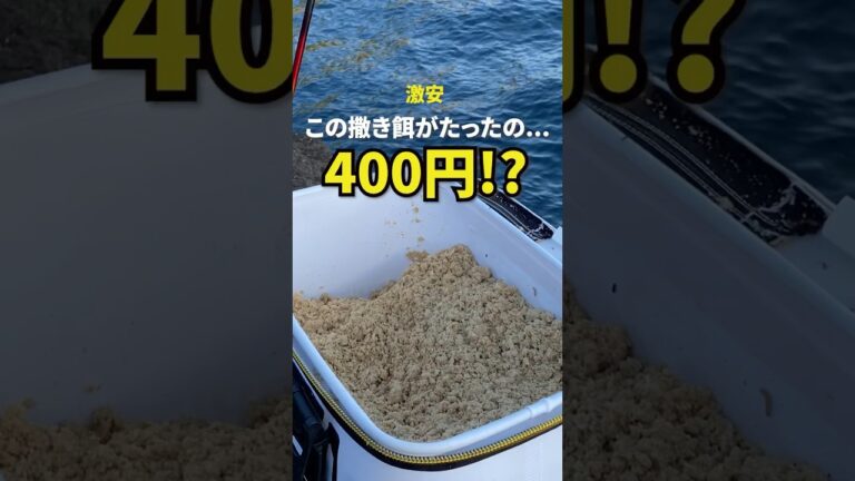 【前代未聞】400円の撒き餌を作ってみたらwww