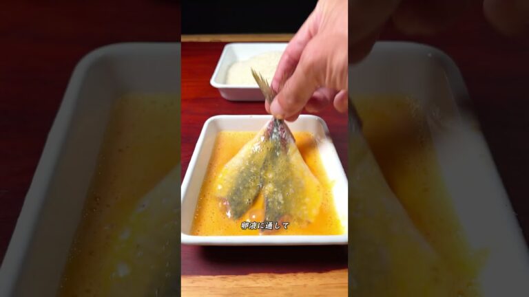 アジフライを丼にするなんて【ASMR】 #shorts