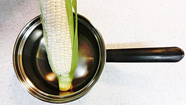 無水鍋でとうもろこし（ピュアホワイト）を蒸すやり方