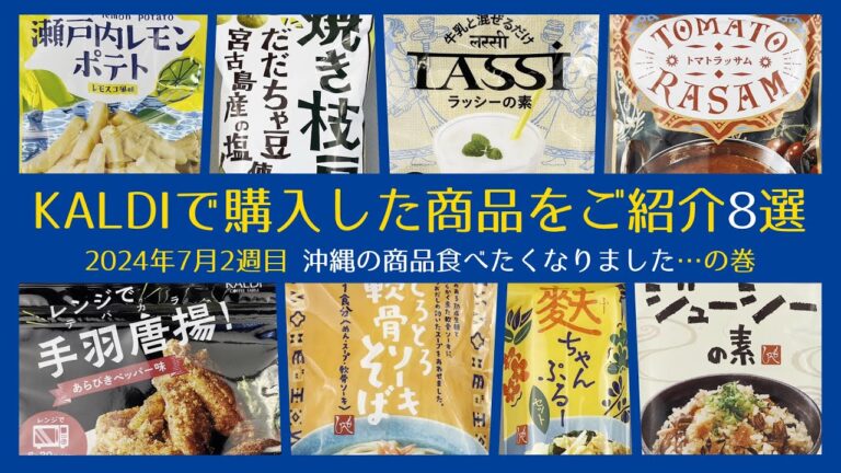 【KALDI】カルディに行って気になって購入した8の商品をご紹介します 2024年7月2週目 【お買い物】