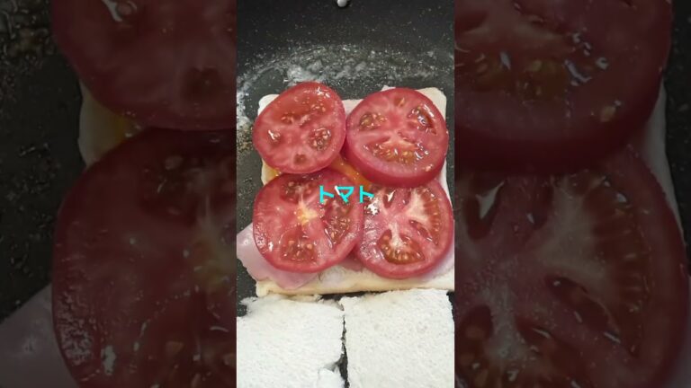 【簡単ホットサンド】＃short　＃食パンレシピ　朝ごはんレシピ