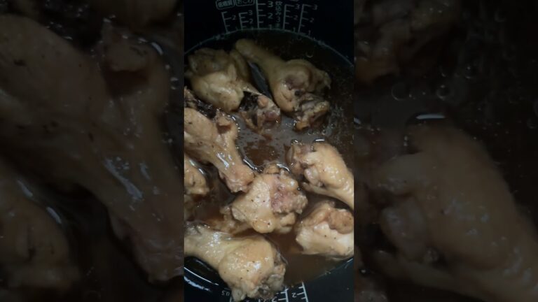週末勝手に恒例作り置き〜炊飯器で手羽元の甘酢煮〜#short