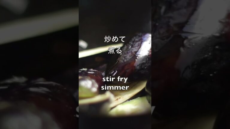 ナスのおかずスープ/eggplant side dish soup