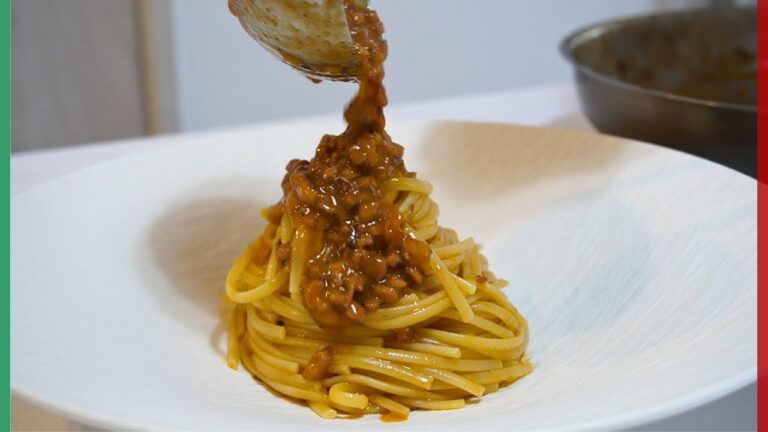 【まるでイカのボロネーゼ！】濃厚なスルメイカのラグー【Ragu di totani】