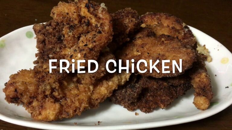 【ASMR】"Fried chicken"(カリカリチキン)咀嚼音注意【Sound eating】