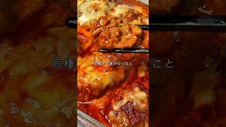 【簡単レンチンだけで完成✨】【絶品煮込みハンバーグ】