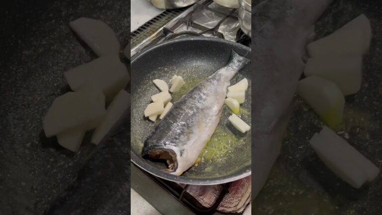 サーモンのガーリックバター焼き🧄